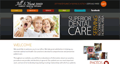 Desktop Screenshot of jillyoungdental.com